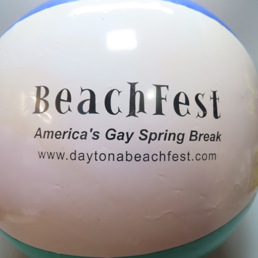 RARE America's Gay Spring Break beach ball / 16" diameter - Picture 2 of 5